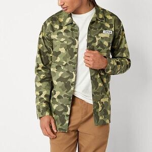 NWT Airwalk Mens Large Long Sleeve Camouflage Button-Down Shirt Camo Green